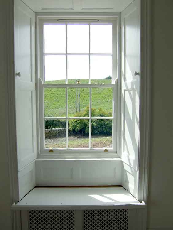 Wooden window shutter repairs and refurbishment Bridge of Allan